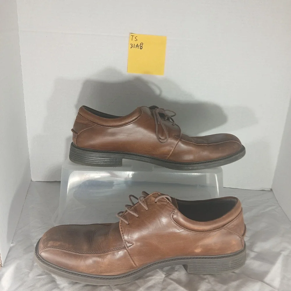 Nunn Bush Mens Brown Leather Lace Up Dress Shoes Size 12 M 83364‎ 200